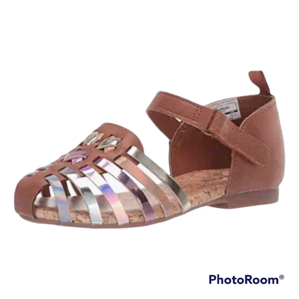 Oshkosh B'Gosh Halle Toddler Girl' Fashion Sandals. Size 7 Toddler